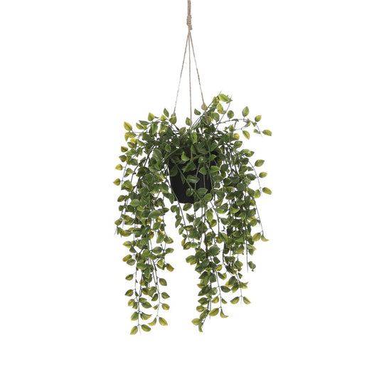 Künstliche Ficus-Hängepflanze im Topf – H46 x Ø20 cm – Grün