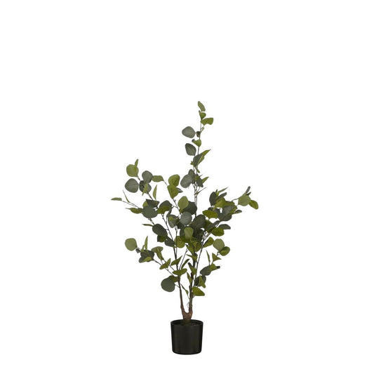 Künstliche Eukalyptuspflanze im Blumentopf – H120 x Ø55 cm – Grün