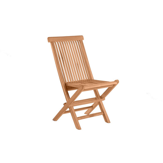 Gartenstuhl, 2er-Set, Teak