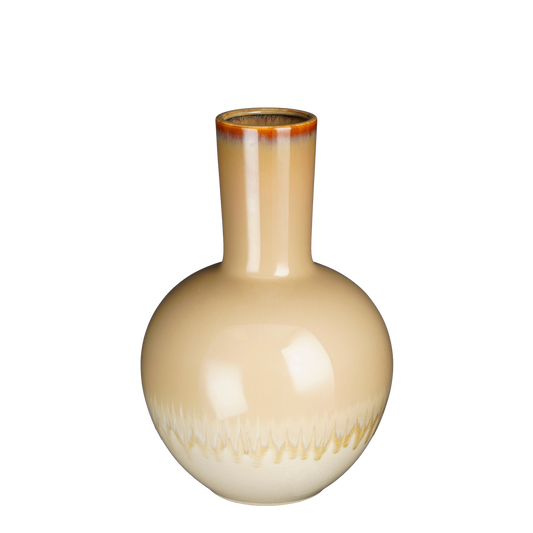 Holm Vase – H42 x Ø28 cm – Keramik – Creme