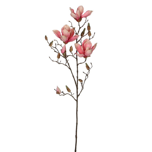 Künstliche Magnolienblume – H88 cm – Rosa