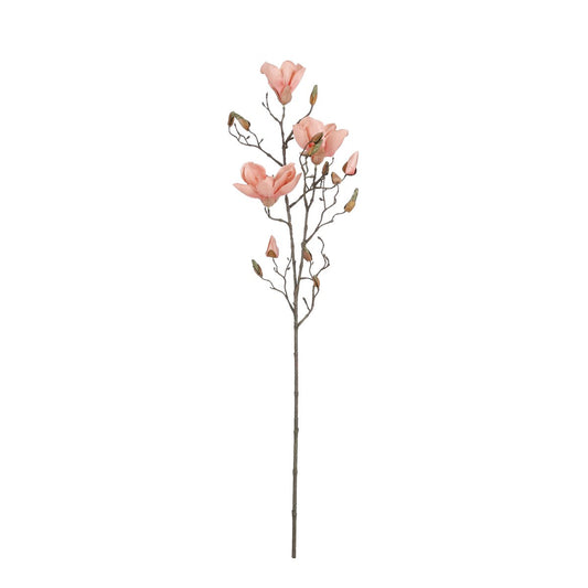 Künstliche Magnolienblume – H88 cm – Pfirsich