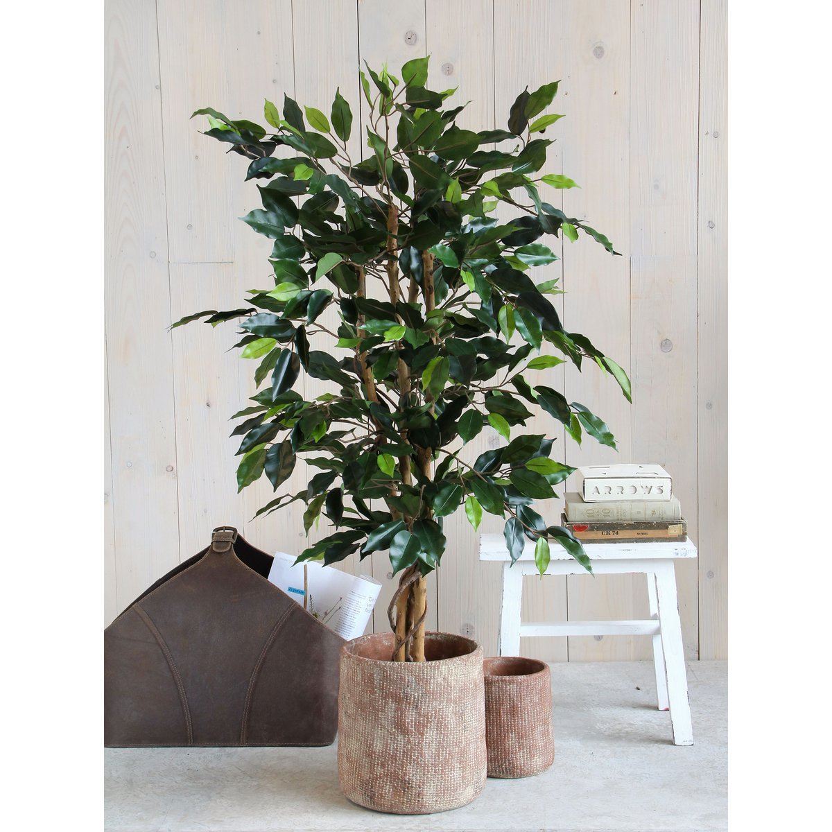 Künstliche Ficus-Pflanze – H110 x Ø65 cm – Grün