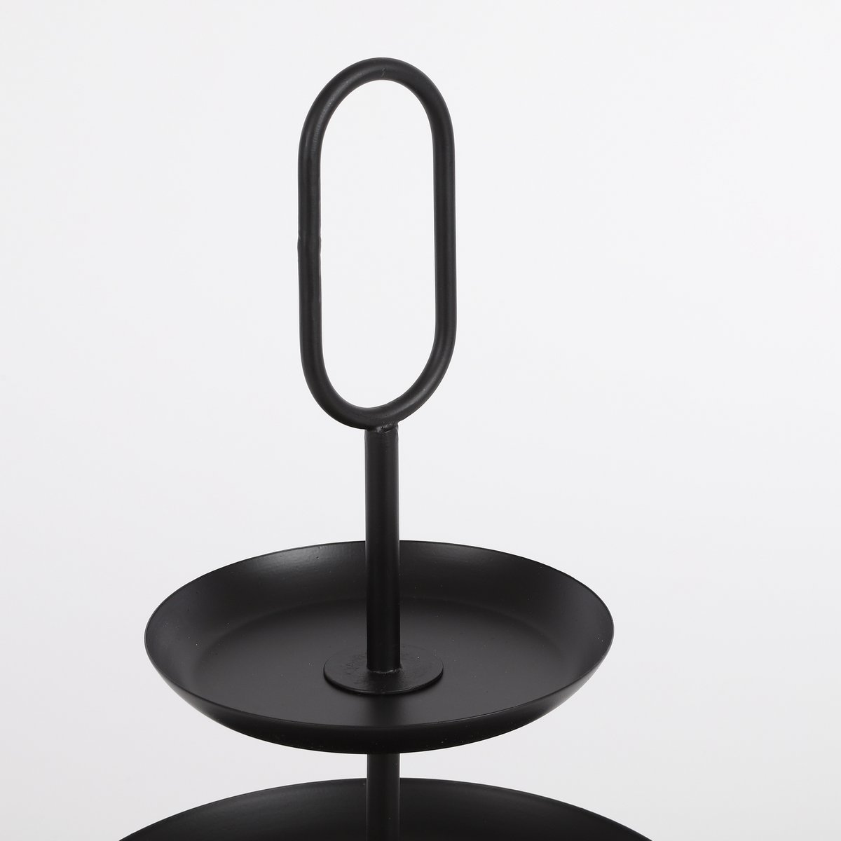 Rama Etagere 3-stöckig – H55 x Ø38 cm – Metall – Schwarz